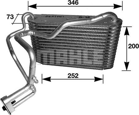 MAHLE AE 33 000S - Höyrystin, ilmastointilaite inparts.fi