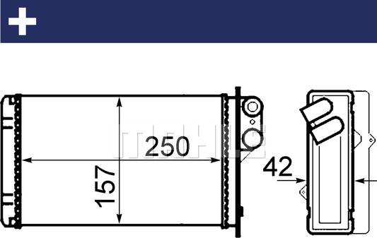 MAHLE AH 67 000S - Lämmityslaitteen kenno inparts.fi