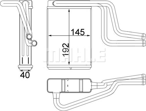 MAHLE AH 146 000S - Lämmityslaitteen kenno inparts.fi