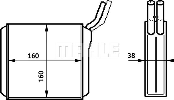 MAHLE AH 153 000S - Lämmityslaitteen kenno inparts.fi