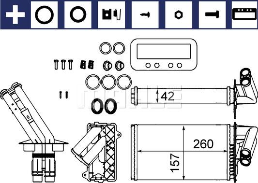 MAHLE AH 103 000S - Lämmityslaitteen kenno inparts.fi