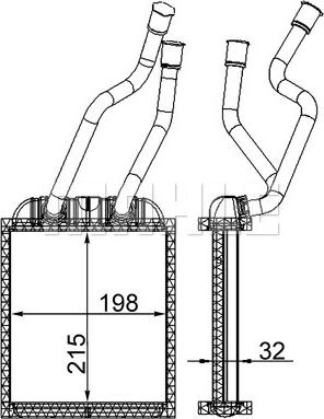 MAHLE AH 180 000S - Lämmityslaitteen kenno inparts.fi