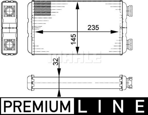 MAHLE AH 138 000P - Lämmityslaitteen kenno inparts.fi