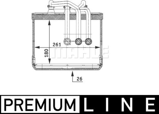 MAHLE AH 80 000P - Lämmityslaitteen kenno inparts.fi