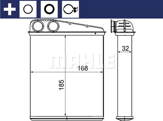 MAHLE AH 8 000S - Lämmityslaitteen kenno inparts.fi