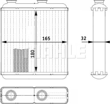 MAHLE AH 81 000P - Lämmityslaitteen kenno inparts.fi