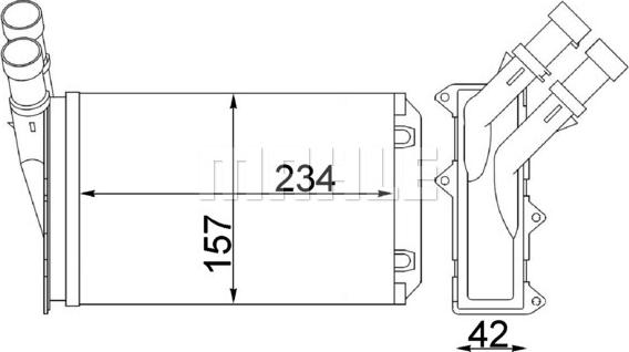 MAHLE AH 83 000S - Lämmityslaitteen kenno inparts.fi