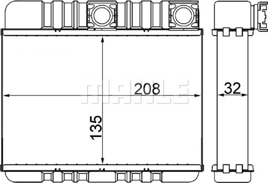 MAHLE AH 87 000S - Lämmityslaitteen kenno inparts.fi