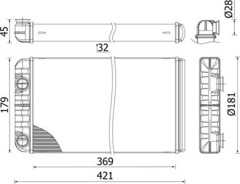 MAHLE AH 312 000S - Lämmityslaitteen kenno inparts.fi