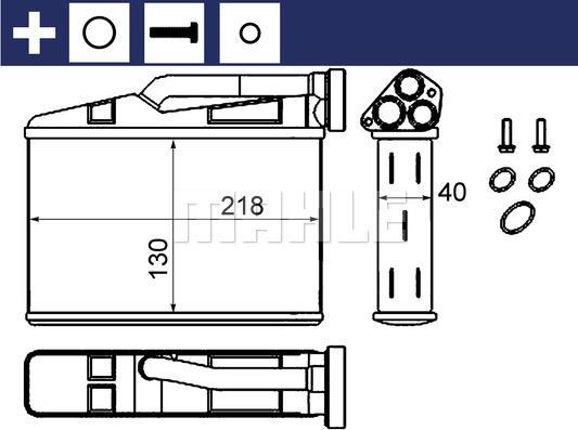 MAHLE AH 240 000S - Lämmityslaitteen kenno inparts.fi