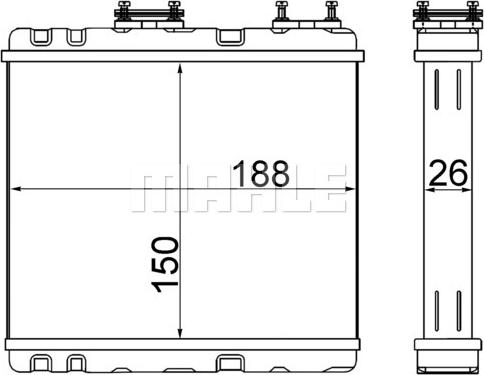 MAHLE AH 247 000S - Lämmityslaitteen kenno inparts.fi