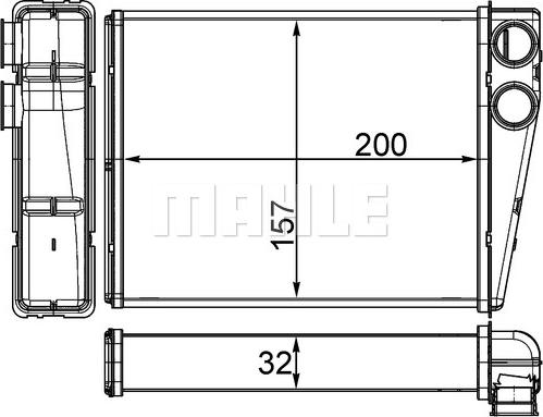 MAHLE AH 263 000S - Lämmityslaitteen kenno inparts.fi