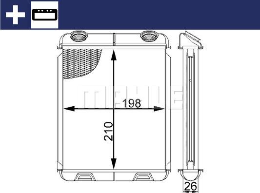 MAHLE AH 21 000S - Lämmityslaitteen kenno inparts.fi