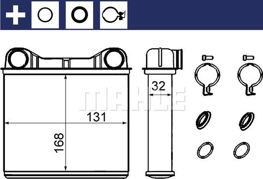 MAHLE AH 238 000S - Lämmityslaitteen kenno inparts.fi