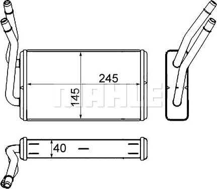 MAHLE AH 229 000S - Lämmityslaitteen kenno inparts.fi