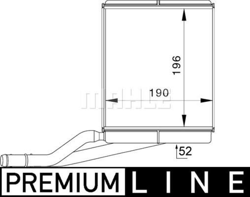 MAHLE AH 228 000P - Lämmityslaitteen kenno inparts.fi