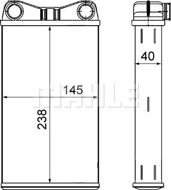 MAHLE AH 7 000S - Lämmityslaitteen kenno inparts.fi