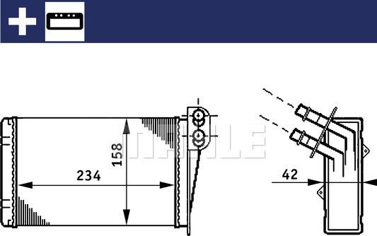 MAHLE AH 73 000S - Lämmityslaitteen kenno inparts.fi