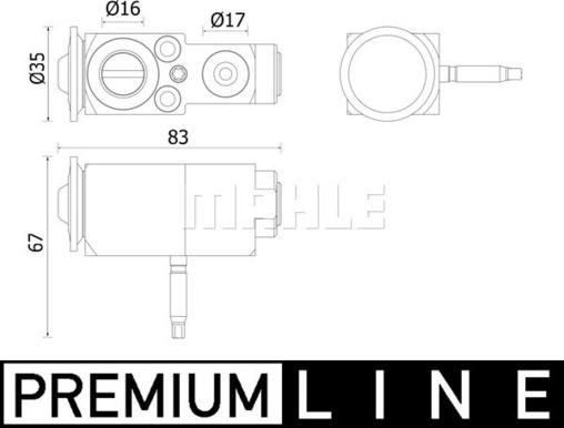 MAHLE AVE 140 000P - Paisuntaventtiili, ilmastointilaite inparts.fi