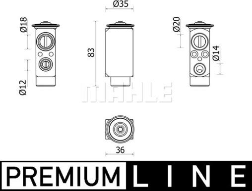 MAHLE AVE 148 000P - Paisuntaventtiili, ilmastointilaite inparts.fi