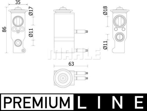 MAHLE AVE 143 000P - Paisuntaventtiili, ilmastointilaite inparts.fi