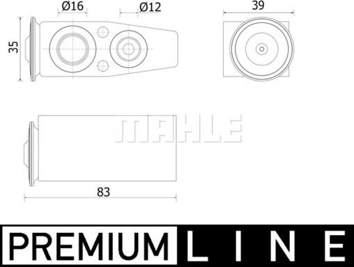 MAHLE AVE 142 000P - Paisuntaventtiili, ilmastointilaite inparts.fi