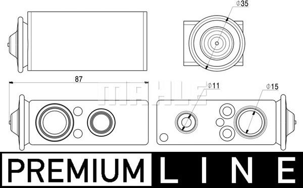 MAHLE AVE 18 000P - Paisuntaventtiili, ilmastointilaite inparts.fi