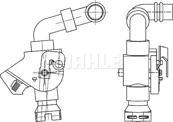 MAHLE AVS 5 000P - Magneettiventtiili, ilmastointilaite inparts.fi