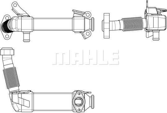 MAHLE CE 17 000P - Jäähdytin,pakokaasukierrätys inparts.fi