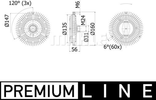 MAHLE CFC 93 001P - Kytkin, jäähdytystuuletin inparts.fi