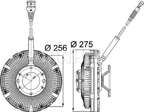 MAHLE CFC 97 000P - Kytkin, jäähdytystuuletin inparts.fi