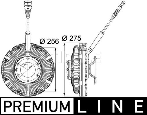 MAHLE CFC 97 000P - Kytkin, jäähdytystuuletin inparts.fi