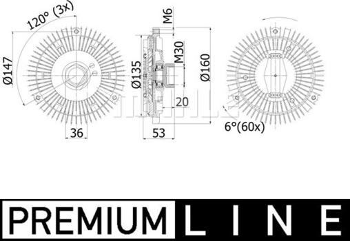 MAHLE CFC 44 001P - Kytkin, jäähdytystuuletin inparts.fi