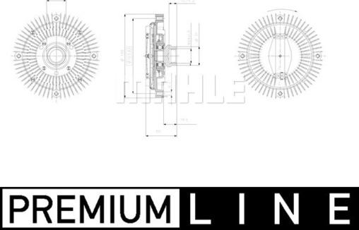 MAHLE CFC 47 001P - Kytkin, jäähdytystuuletin inparts.fi