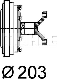 MAHLE CFC 102 000P - Kytkin, jäähdytystuuletin inparts.fi