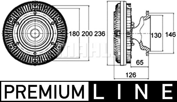 MAHLE CFC 133 000P - Kytkin, jäähdytystuuletin inparts.fi