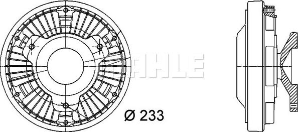 MAHLE CFC 12 000P - Kytkin, jäähdytystuuletin inparts.fi