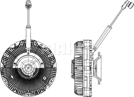 MAHLE CFC 173 000P - Kytkin, jäähdytystuuletin inparts.fi