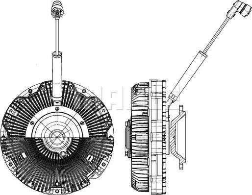 MAHLE CFC 172 000P - Kytkin, jäähdytystuuletin inparts.fi