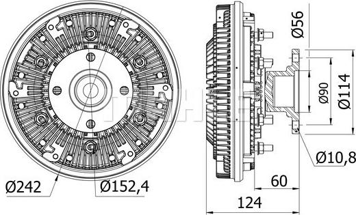 MAHLE CFC 32 000S - Kytkin, jäähdytystuuletin inparts.fi