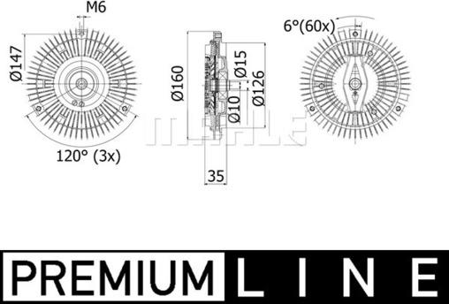 MAHLE CFC 266 000P - Kytkin, jäähdytystuuletin inparts.fi