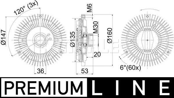 MAHLE CFC 268 000P - Kytkin, jäähdytystuuletin inparts.fi