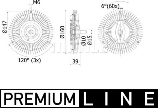 MAHLE CFC 267 000P - Kytkin, jäähdytystuuletin inparts.fi