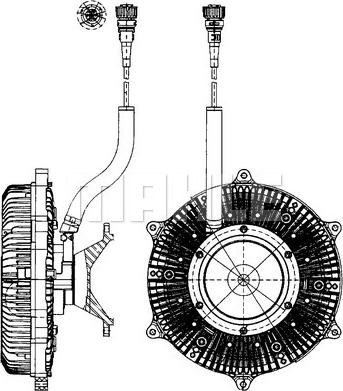 MAHLE CFC 215 000P - Kytkin, jäähdytystuuletin inparts.fi