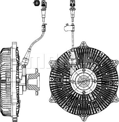 MAHLE CFC 213 000P - Kytkin, jäähdytystuuletin inparts.fi