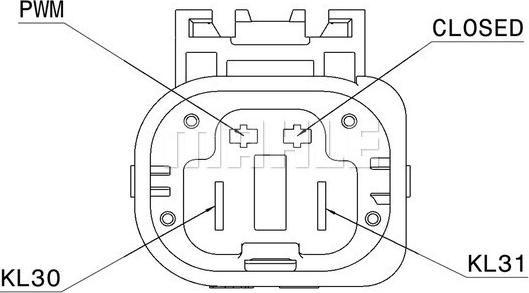 MAHLE CFF 405 000P - Tuuletin, moottorin jäähdytys inparts.fi