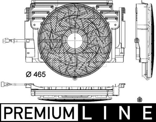 MAHLE CFF 348 000P - Tuuletin, moottorin jäähdytys inparts.fi