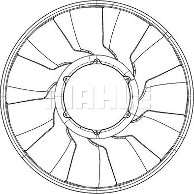 MAHLE CFW 81 000P - Tuuletin, mootorinjäähdytys inparts.fi