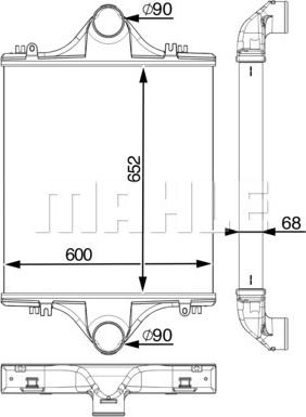 MAHLE CI 90 000P - Välijäähdytin inparts.fi