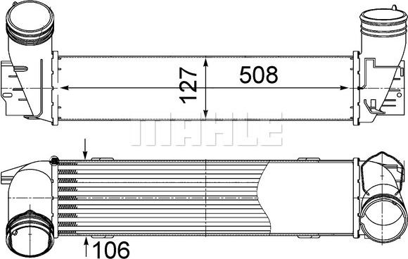 MAHLE CI 490 000S - Välijäähdytin inparts.fi